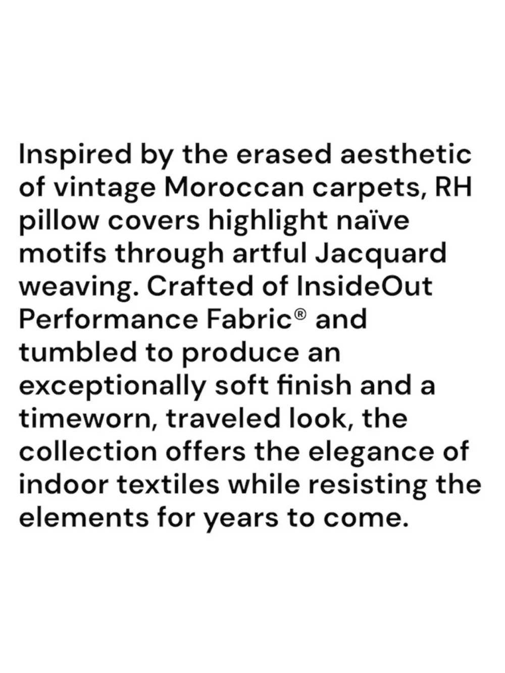 Restoration Hardware SAVONA MOROCCAN-ERASED Stripe Outdoor Pillow Cover Set.